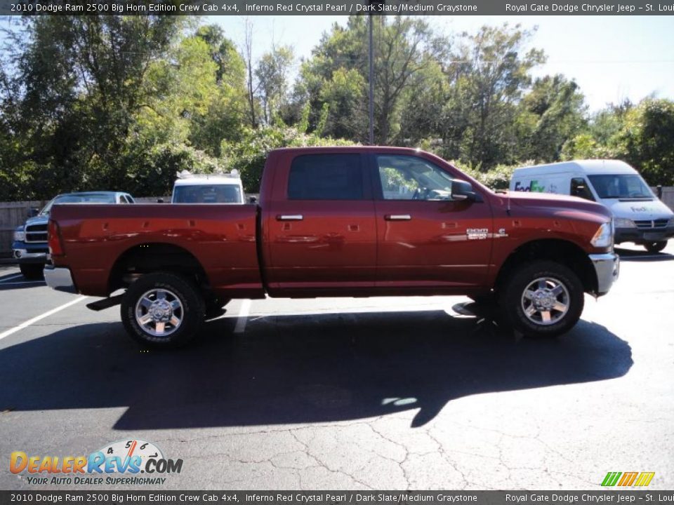 2010 Dodge Ram 2500 Big Horn Edition Crew Cab 4x4 Inferno Red Crystal Pearl / Dark Slate/Medium Graystone Photo #5