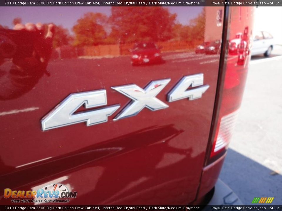 2010 Dodge Ram 2500 Big Horn Edition Crew Cab 4x4 Inferno Red Crystal Pearl / Dark Slate/Medium Graystone Photo #10