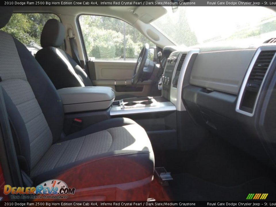 2010 Dodge Ram 2500 Big Horn Edition Crew Cab 4x4 Inferno Red Crystal Pearl / Dark Slate/Medium Graystone Photo #16