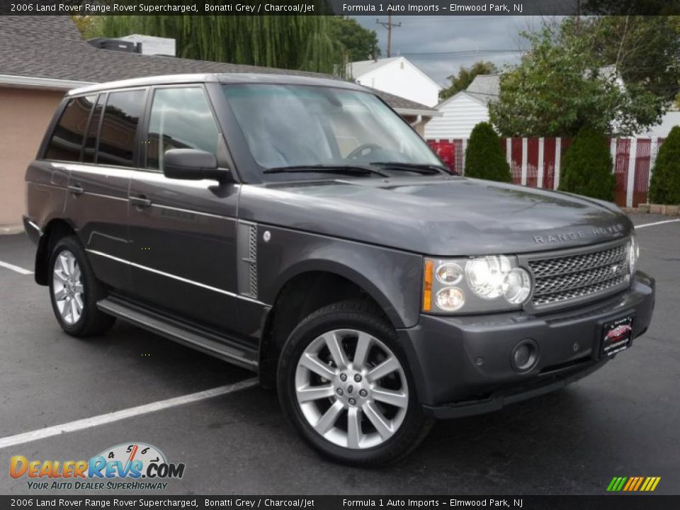 2006 Land Rover Range Rover Supercharged Bonatti Grey / Charcoal/Jet Photo #2