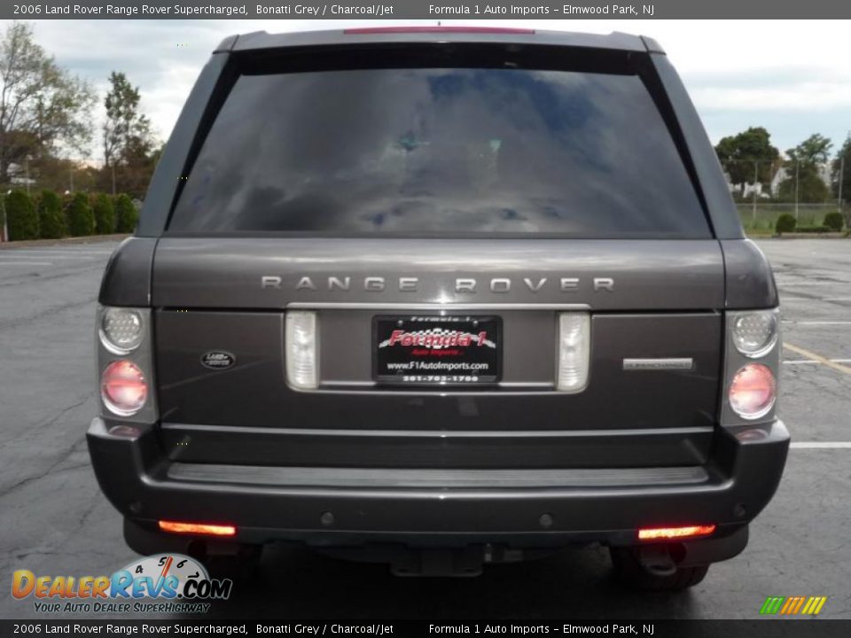 2006 Land Rover Range Rover Supercharged Bonatti Grey / Charcoal/Jet Photo #9