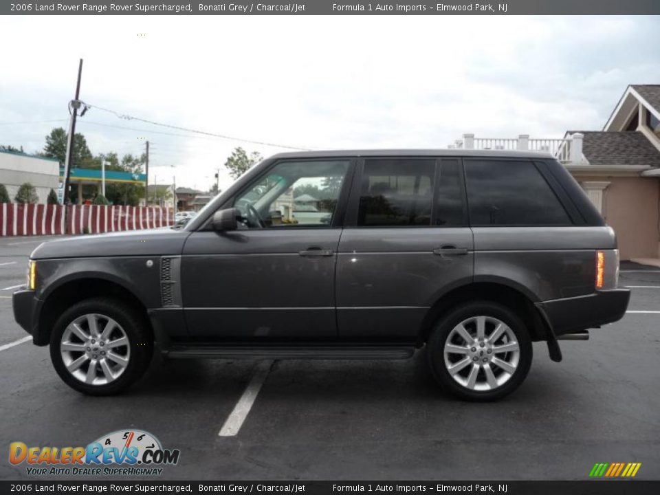 2006 Land Rover Range Rover Supercharged Bonatti Grey / Charcoal/Jet Photo #10