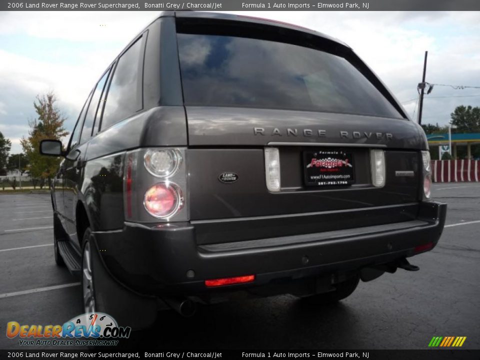 2006 Land Rover Range Rover Supercharged Bonatti Grey / Charcoal/Jet Photo #14