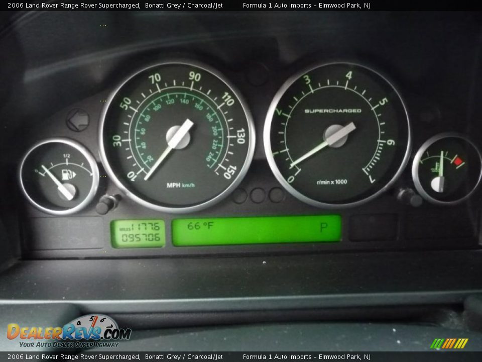 2006 Land Rover Range Rover Supercharged Bonatti Grey / Charcoal/Jet Photo #36