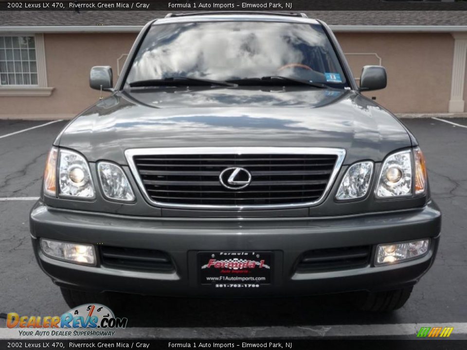 2002 Lexus LX 470 Riverrock Green Mica / Gray Photo #7