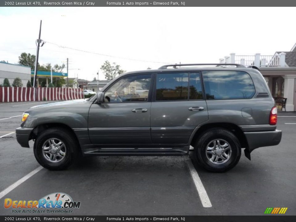 2002 Lexus LX 470 Riverrock Green Mica / Gray Photo #9