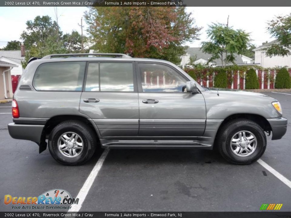 2002 Lexus LX 470 Riverrock Green Mica / Gray Photo #10