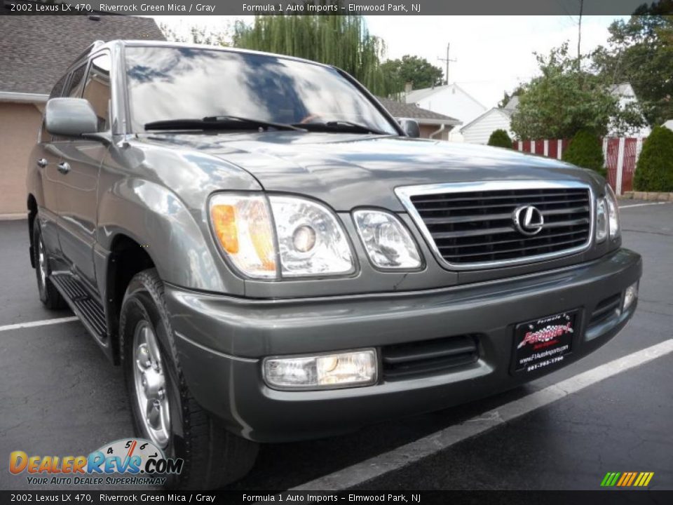 2002 Lexus LX 470 Riverrock Green Mica / Gray Photo #11