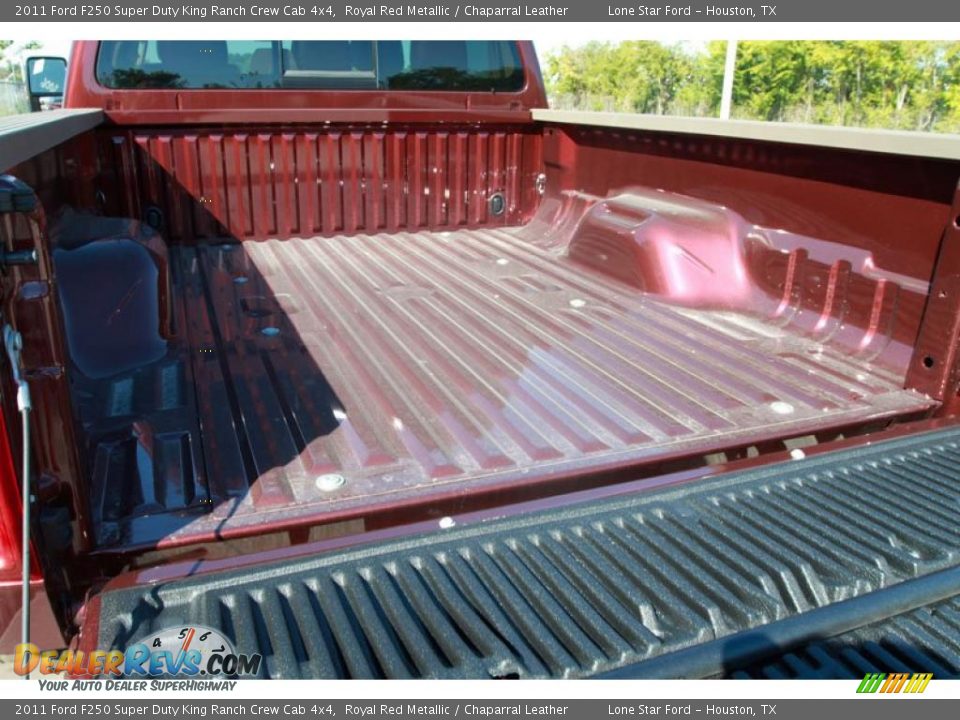 2011 Ford F250 Super Duty King Ranch Crew Cab 4x4 Royal Red Metallic / Chaparral Leather Photo #12