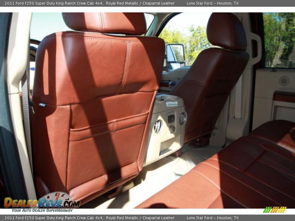 2011 Ford F250 Super Duty King Ranch Crew Cab 4x4 Royal Red Metallic / Chaparral Leather Photo #15