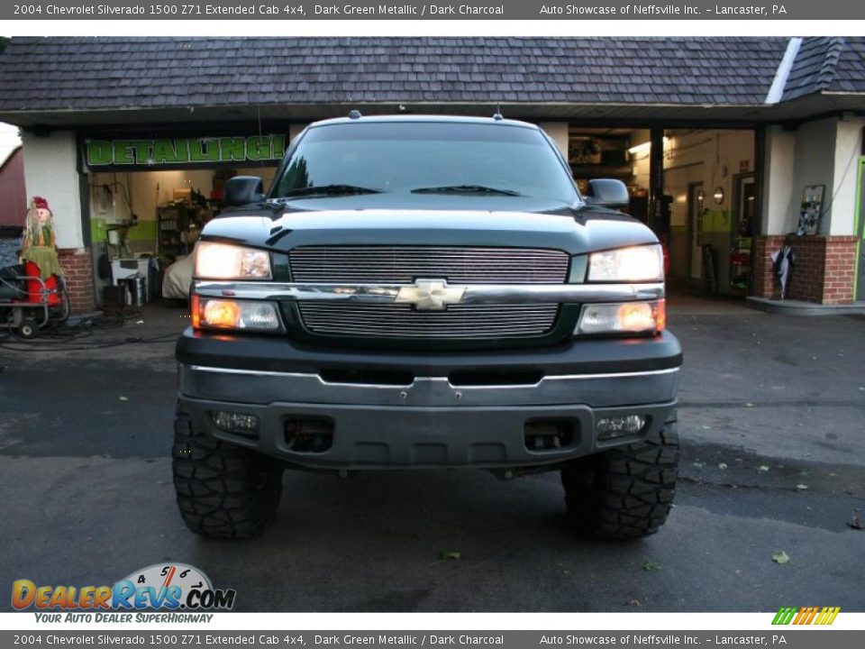 2004 Chevrolet Silverado 1500 Z71 Extended Cab 4x4 Dark Green Metallic / Dark Charcoal Photo #2