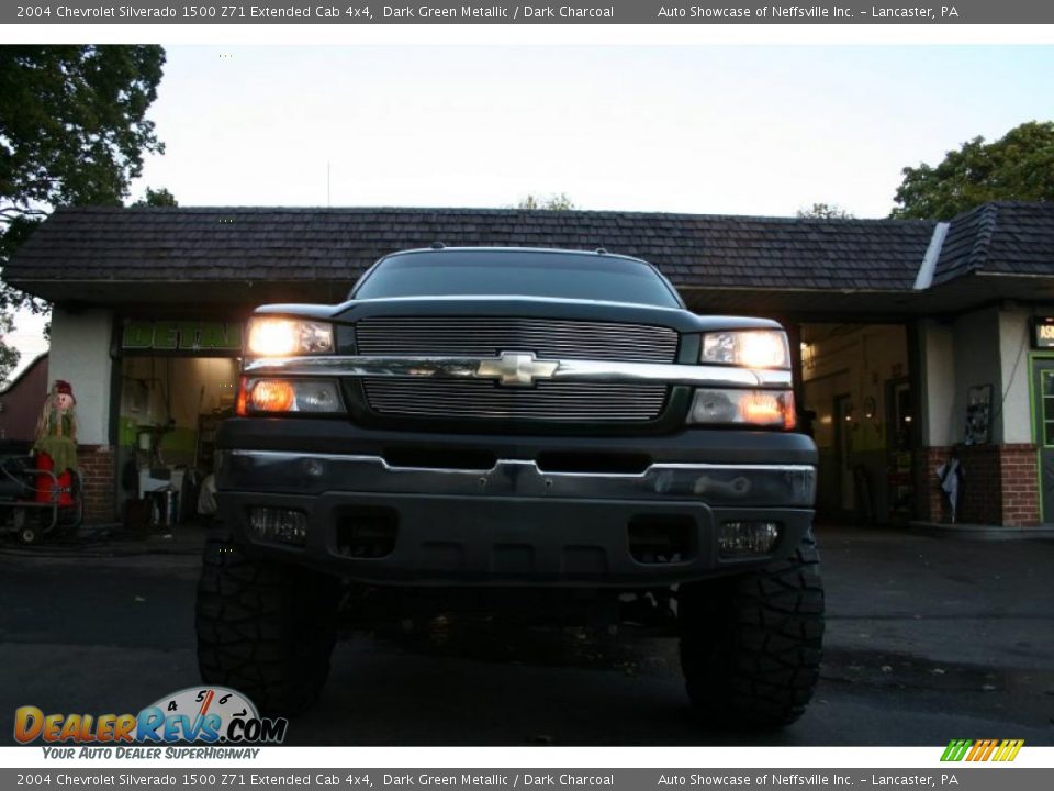 2004 Chevrolet Silverado 1500 Z71 Extended Cab 4x4 Dark Green Metallic / Dark Charcoal Photo #3