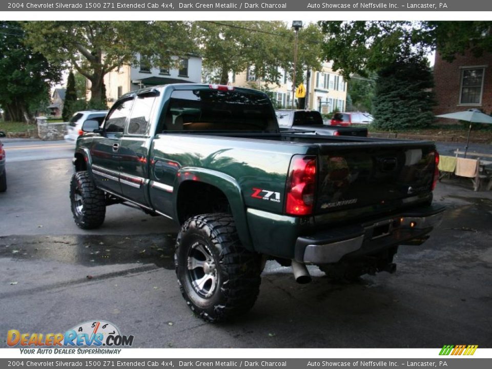 2004 Chevrolet Silverado 1500 Z71 Extended Cab 4x4 Dark Green Metallic / Dark Charcoal Photo #5