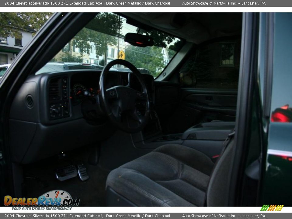 2004 Chevrolet Silverado 1500 Z71 Extended Cab 4x4 Dark Green Metallic / Dark Charcoal Photo #6