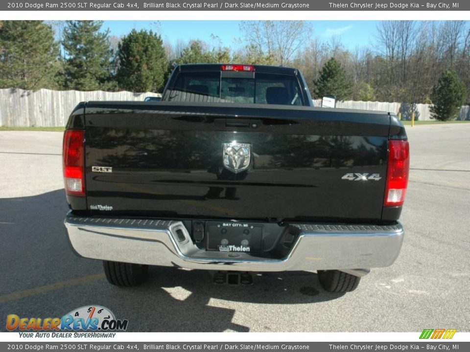 2010 Dodge Ram 2500 SLT Regular Cab 4x4 Brilliant Black Crystal Pearl / Dark Slate/Medium Graystone Photo #5