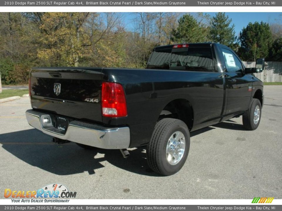 2010 Dodge Ram 2500 SLT Regular Cab 4x4 Brilliant Black Crystal Pearl / Dark Slate/Medium Graystone Photo #6