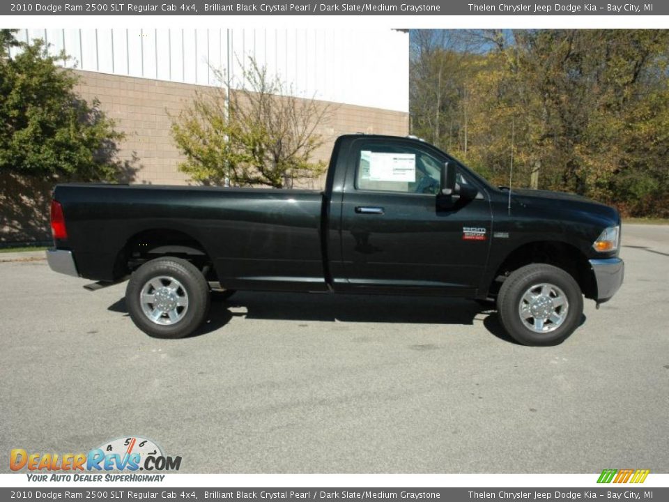 2010 Dodge Ram 2500 SLT Regular Cab 4x4 Brilliant Black Crystal Pearl / Dark Slate/Medium Graystone Photo #7