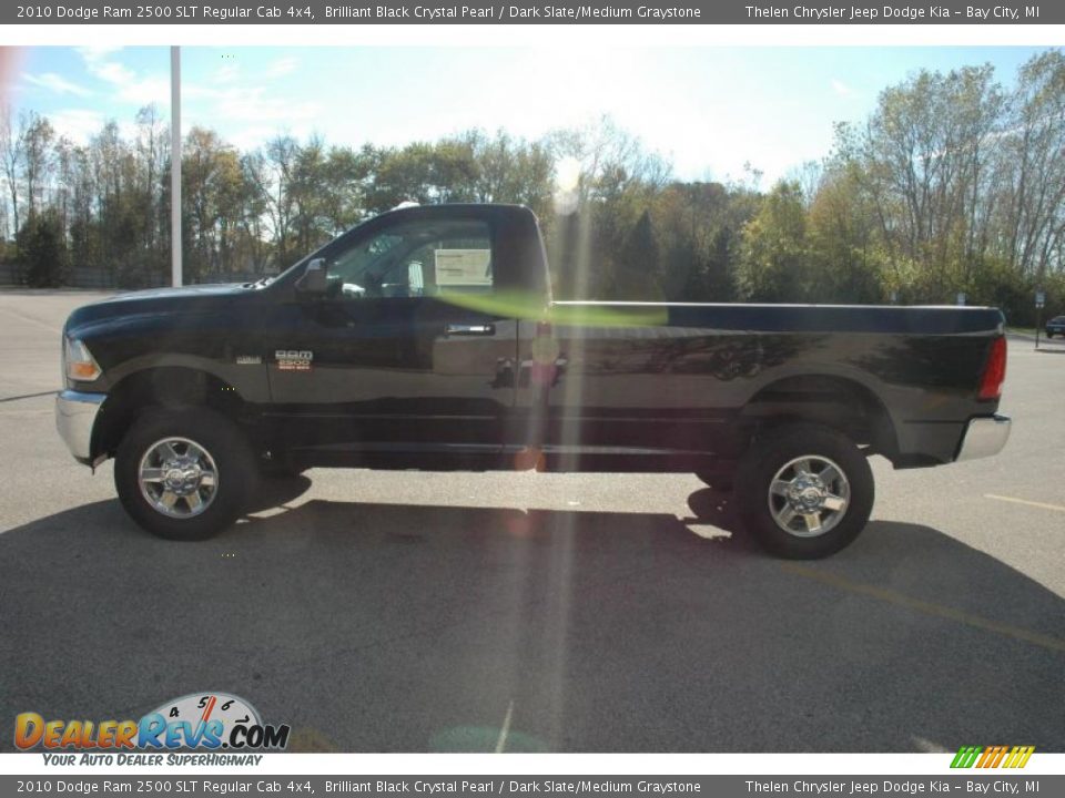 2010 Dodge Ram 2500 SLT Regular Cab 4x4 Brilliant Black Crystal Pearl / Dark Slate/Medium Graystone Photo #9