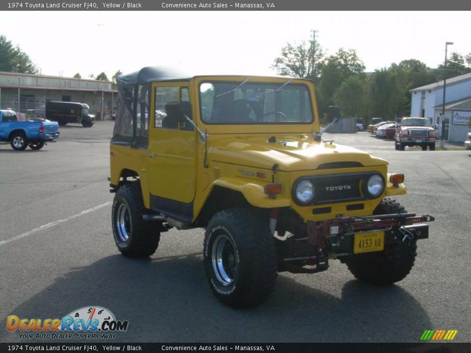 1974 Toyota Land Cruiser FJ40 Yellow / Black Photo #2