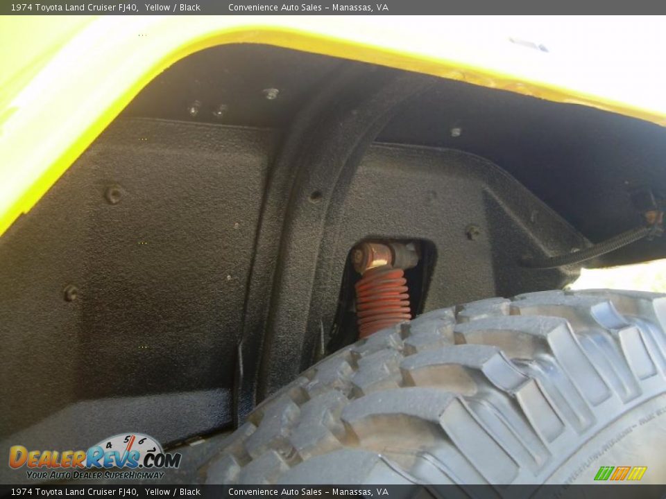 1974 Toyota Land Cruiser FJ40 Yellow / Black Photo #14