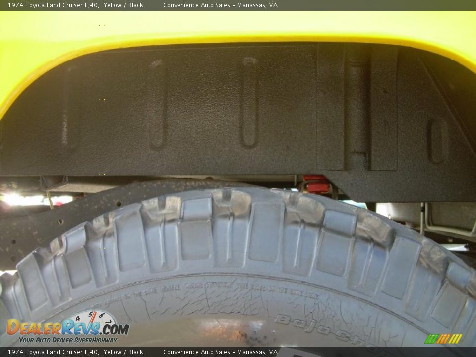 1974 Toyota Land Cruiser FJ40 Yellow / Black Photo #15