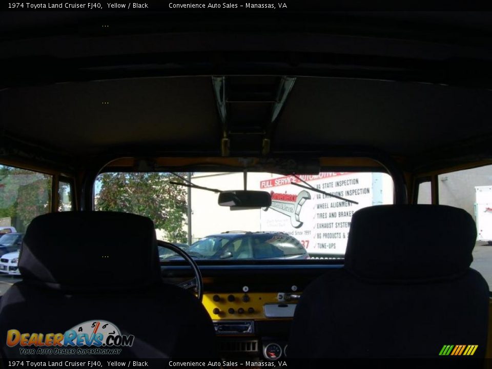 1974 Toyota Land Cruiser FJ40 Yellow / Black Photo #24