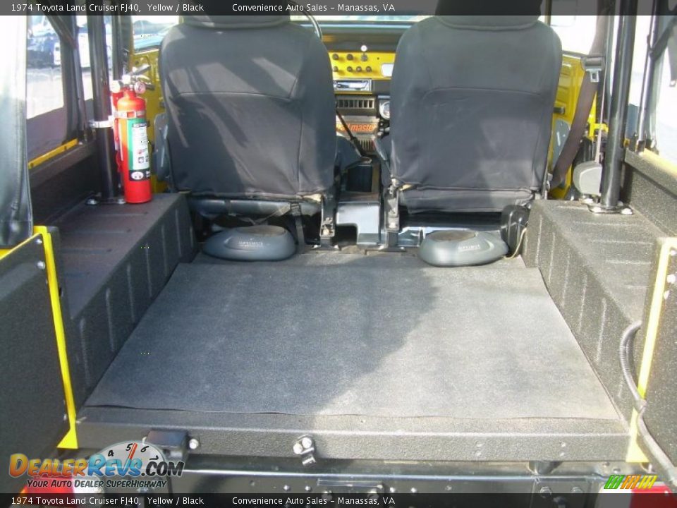 1974 Toyota Land Cruiser FJ40 Yellow / Black Photo #25