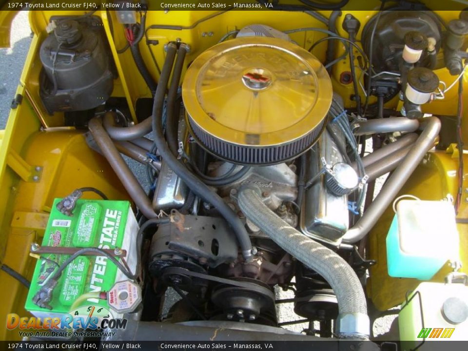 1974 Toyota Land Cruiser FJ40 Yellow / Black Photo #26