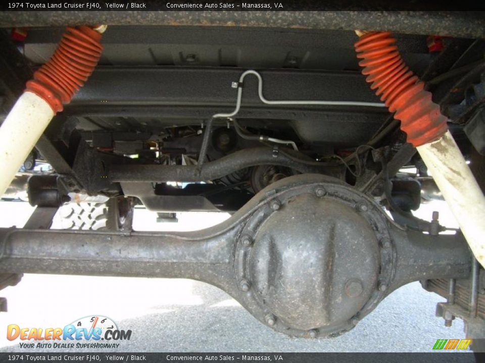 1974 Toyota Land Cruiser FJ40 Yellow / Black Photo #27