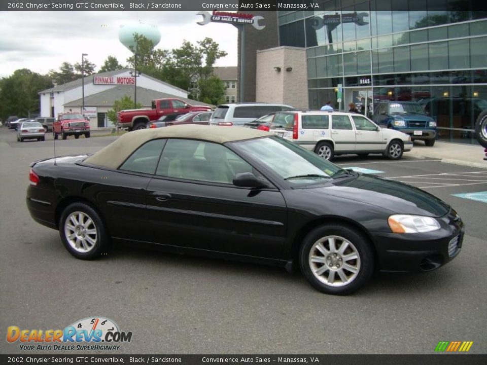 2002 Chrysler Sebring GTC Convertible Black / Sandstone Photo #1