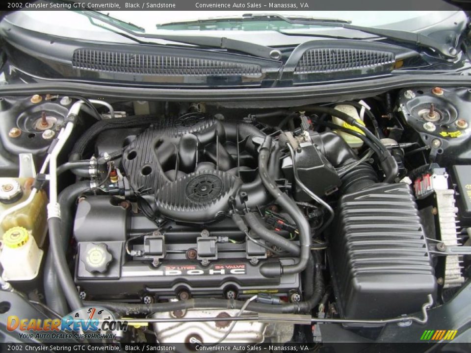 2002 Chrysler Sebring GTC Convertible 2.7 Liter DOHC 24-Valve V6 Engine Photo #20