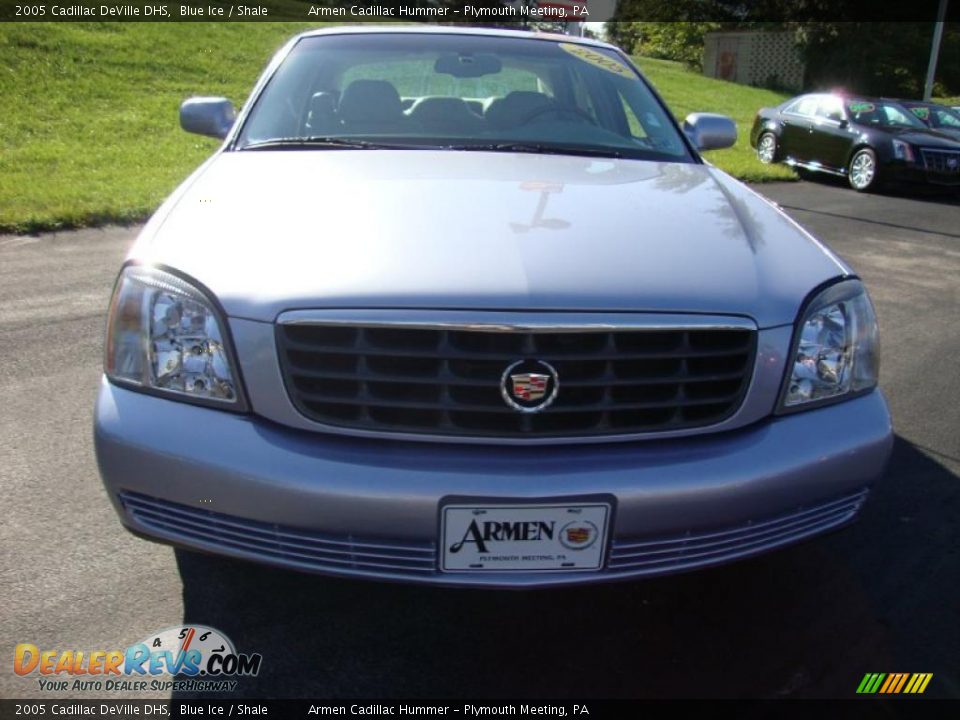 2005 Cadillac DeVille DHS Blue Ice / Shale Photo #3