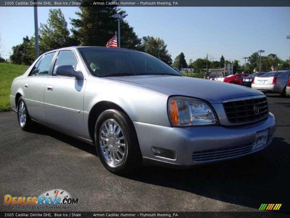 2005 Cadillac DeVille DHS Blue Ice / Shale Photo #5