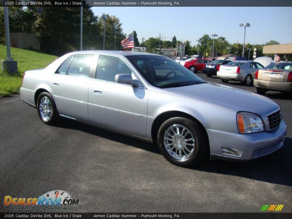 2005 Cadillac DeVille DHS Blue Ice / Shale Photo #6