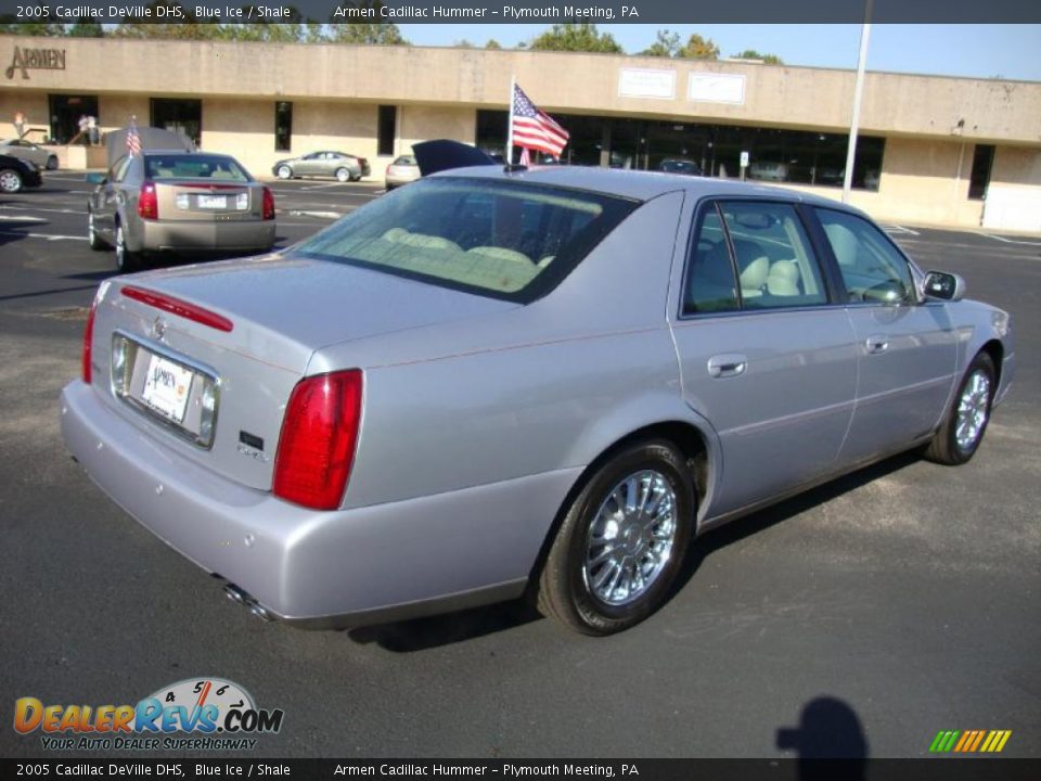 2005 Cadillac DeVille DHS Blue Ice / Shale Photo #8