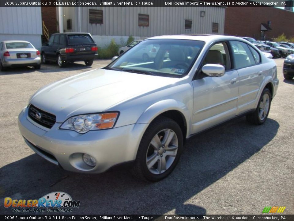 2006 Subaru Outback 3.0 R L.L.Bean Edition Sedan Brilliant Silver Metallic / Taupe Photo #2