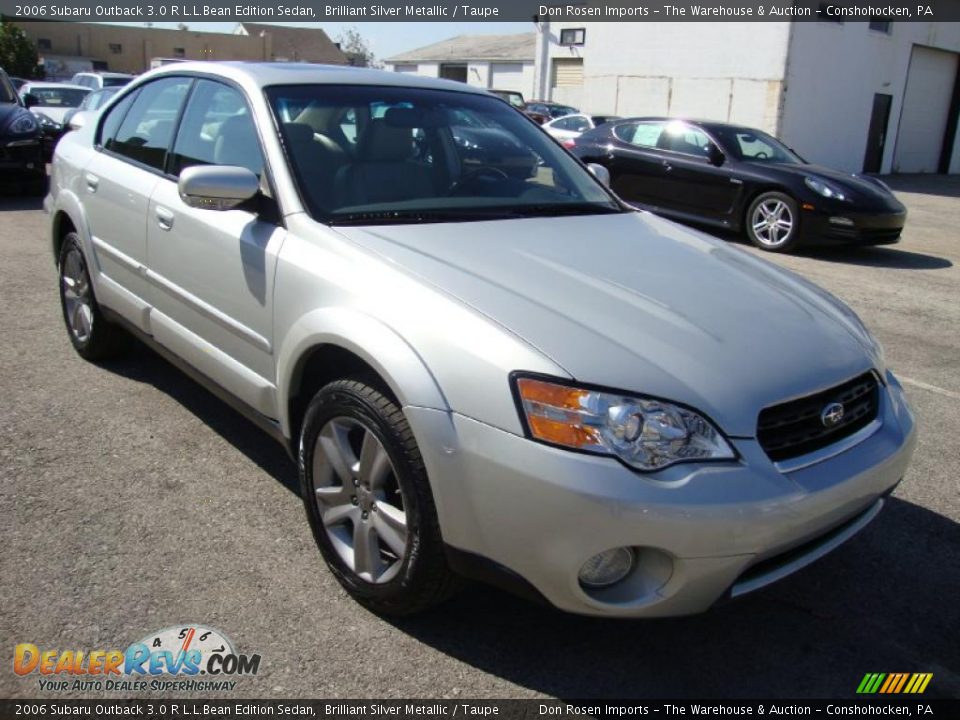 2006 Subaru Outback 3.0 R L.L.Bean Edition Sedan Brilliant Silver Metallic / Taupe Photo #4