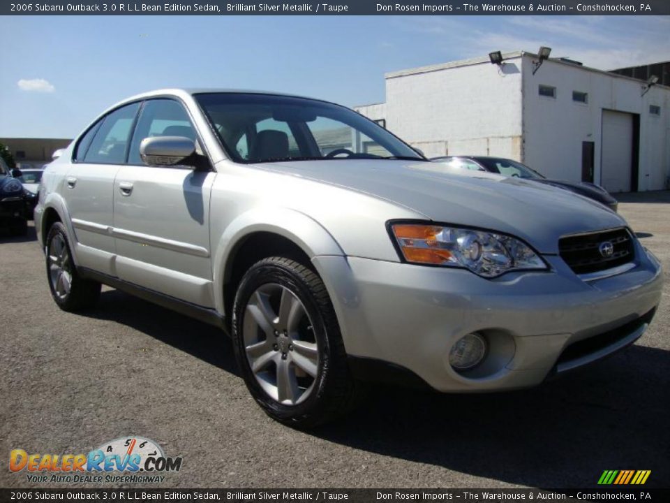 2006 Subaru Outback 3.0 R L.L.Bean Edition Sedan Brilliant Silver Metallic / Taupe Photo #5