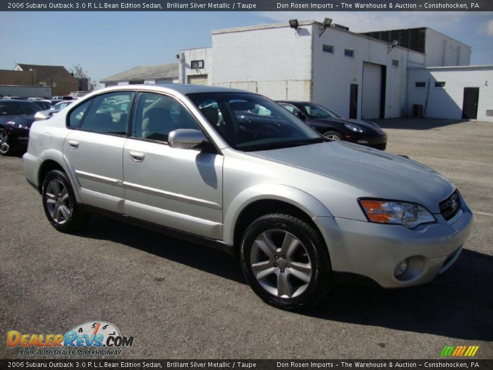 2006 Subaru Outback 3.0 R L.L.Bean Edition Sedan Brilliant Silver Metallic / Taupe Photo #6