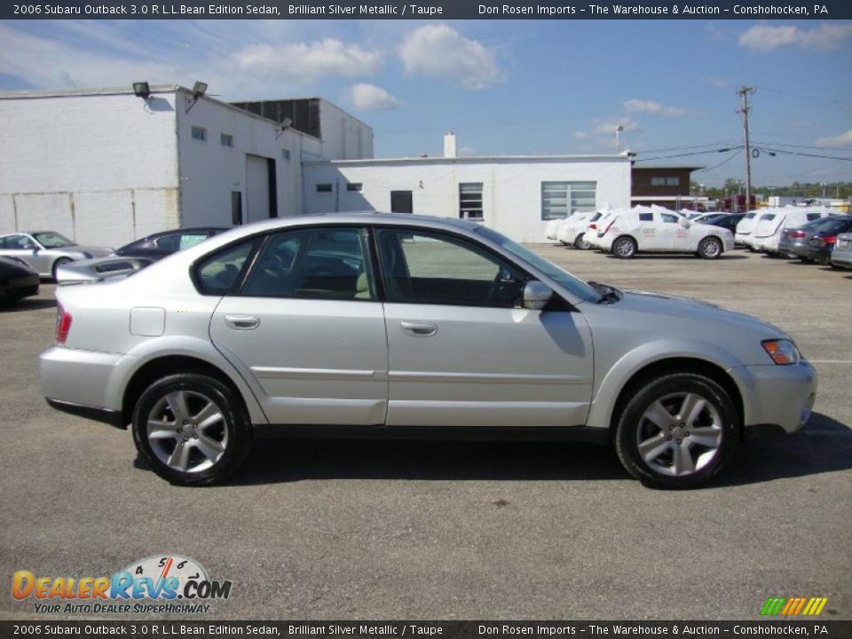 2006 Subaru Outback 3.0 R L.L.Bean Edition Sedan Brilliant Silver Metallic / Taupe Photo #7