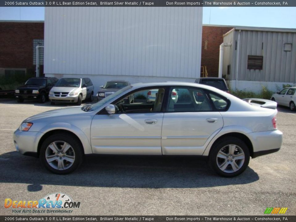 2006 Subaru Outback 3.0 R L.L.Bean Edition Sedan Brilliant Silver Metallic / Taupe Photo #11