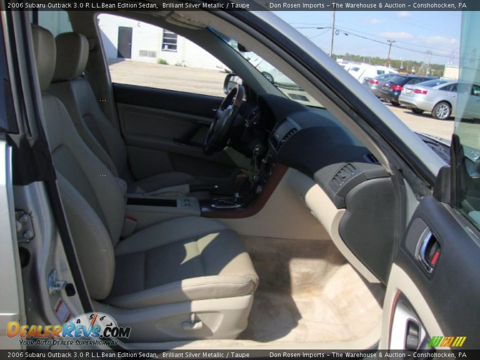 2006 Subaru Outback 3.0 R L.L.Bean Edition Sedan Brilliant Silver Metallic / Taupe Photo #19