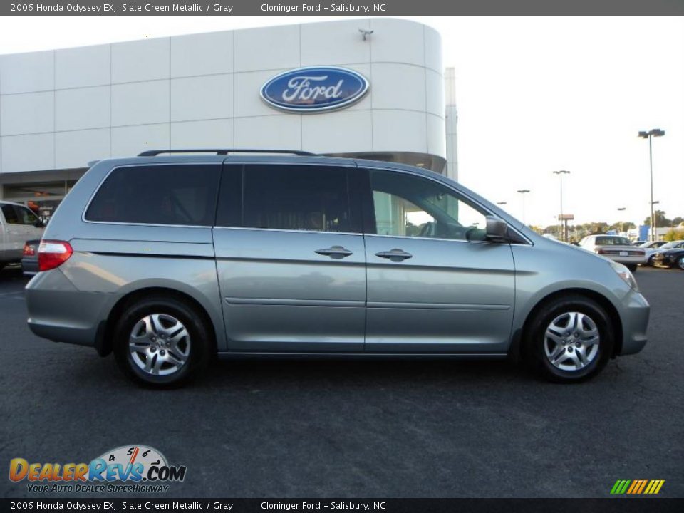 2006 Honda Odyssey EX Slate Green Metallic / Gray Photo #2