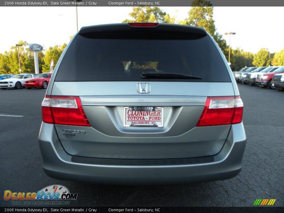 2006 Honda Odyssey EX Slate Green Metallic / Gray Photo #4