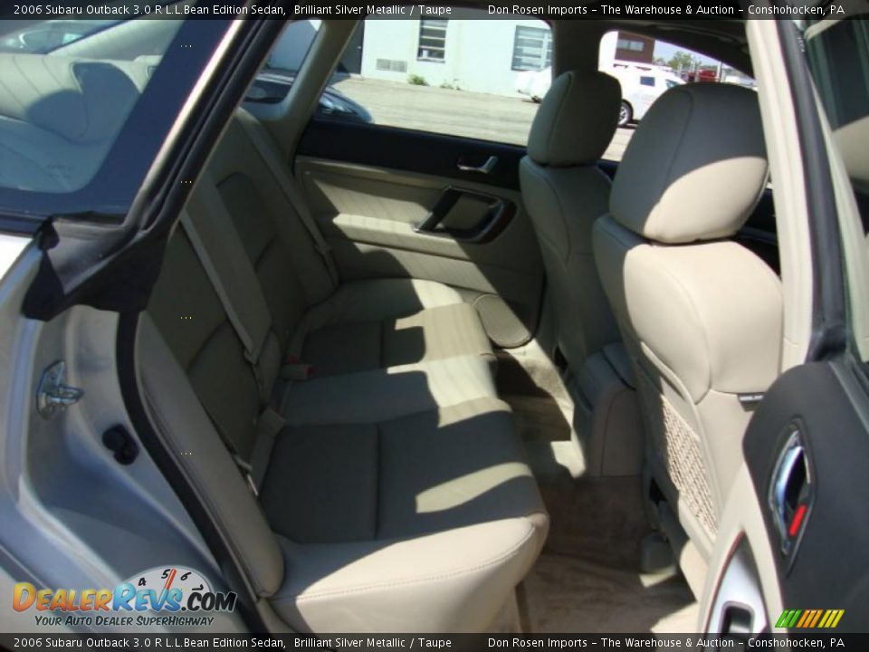 2006 Subaru Outback 3.0 R L.L.Bean Edition Sedan Brilliant Silver Metallic / Taupe Photo #22