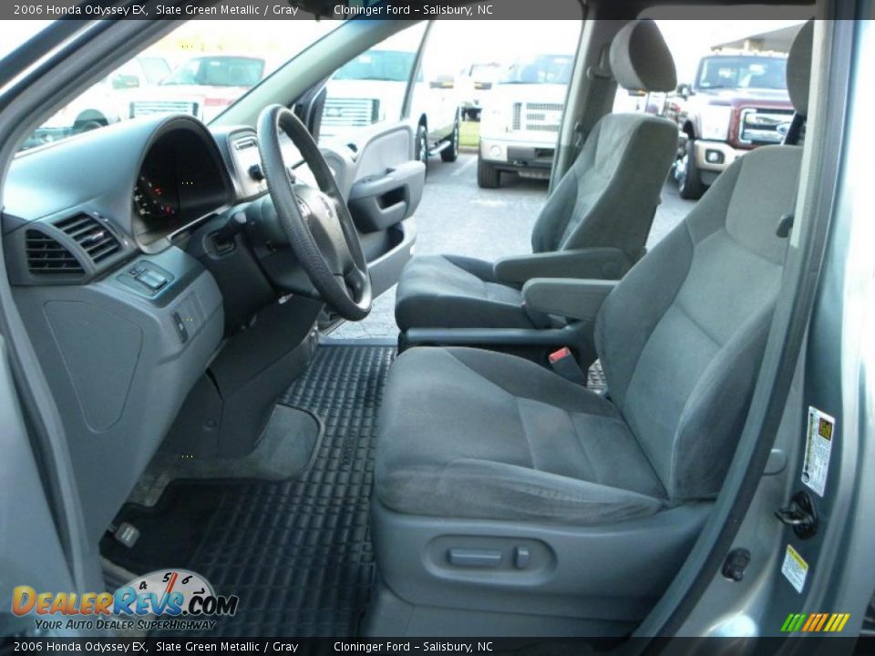 2006 Honda Odyssey EX Slate Green Metallic / Gray Photo #8