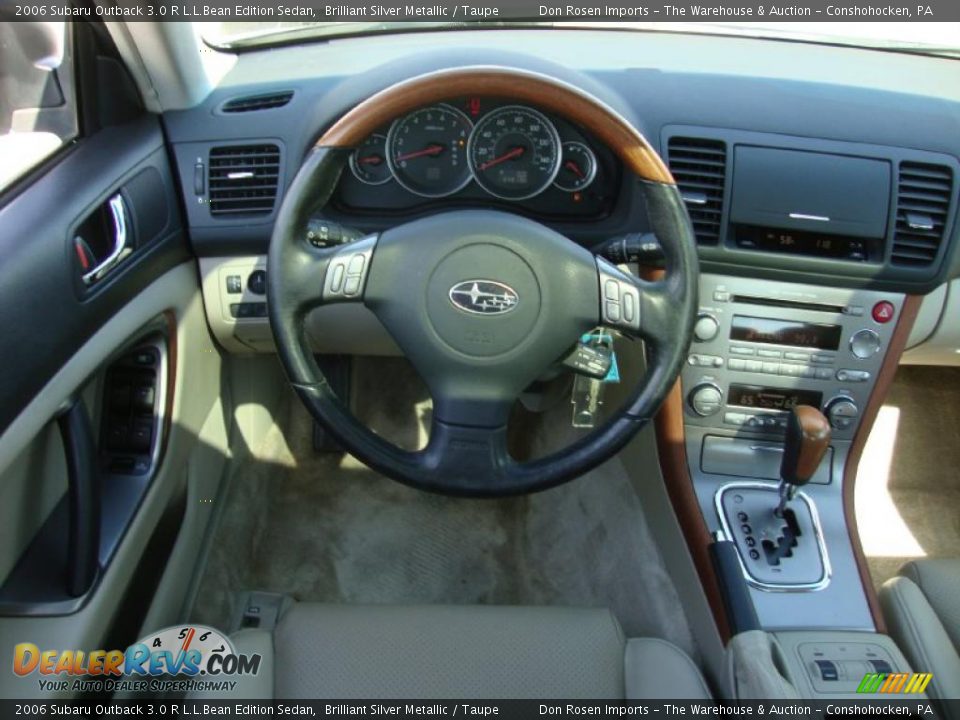 2006 Subaru Outback 3.0 R L.L.Bean Edition Sedan Brilliant Silver Metallic / Taupe Photo #28