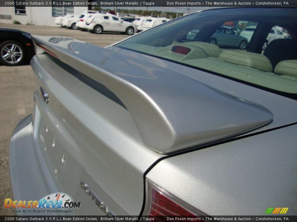 2006 Subaru Outback 3.0 R L.L.Bean Edition Sedan Brilliant Silver Metallic / Taupe Photo #30