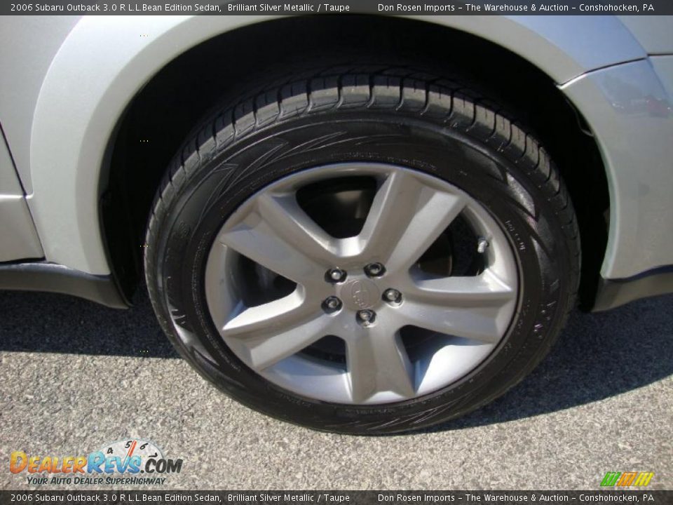 2006 Subaru Outback 3.0 R L.L.Bean Edition Sedan Brilliant Silver Metallic / Taupe Photo #33