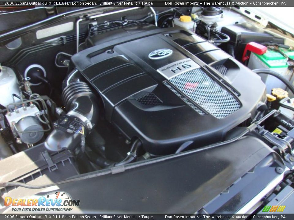 2006 Subaru Outback 3.0 R L.L.Bean Edition Sedan Brilliant Silver Metallic / Taupe Photo #36